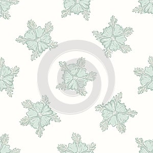 Seamless background gender neutral flower pattern. Whimsical minimal earthy 2 tone color. kids nursery wallpaper or boho