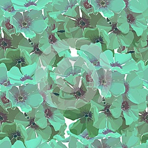 Seamless background of green phlox