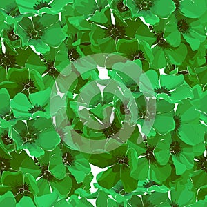 Seamless background of green phlox