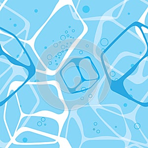 Seamless background ice cubes
