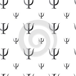 Seamless background with letters of the Greek alphabet