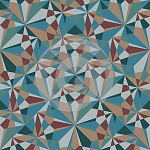 Seamless background made of traingle mosaic.