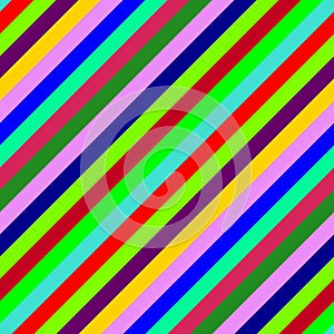 Seamless background with multi-colored diagonal stripes