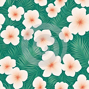 seamless background -nature flower- watercolor- hand painted illustration- seamless pattern. paper, cover, fabric, interior