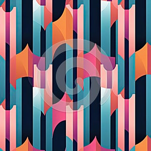 Seamless background pattern - abstract geometric pattern - vector image