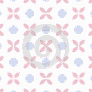 Seamless background pattern. Abstract geometrical pattern with symmetrical elements.