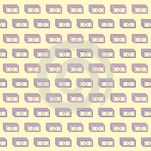 Seamless background pattern of banknote