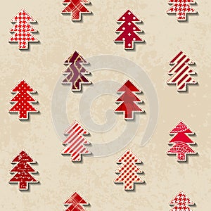 Christmas pattern. Seamless vector design background.