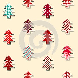 Patchwork textile pattern. Seamless quilting design background.