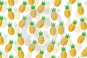 seamless background pattren object the pineapple