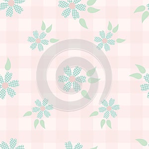Seamless background in shabby chic style for web design. Vector