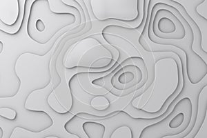 Seamless background. Stylish linear texture. The wavy lines. Render 3d.