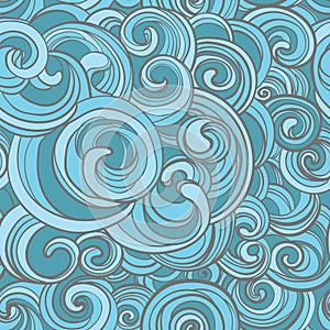 Seamless background with swirls