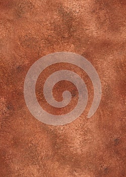 Seamless background texture of suede. Brown. Watercolor.