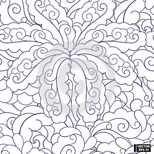 Seamless backgrounds from abstract curls