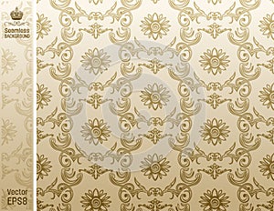 Seamless backgroung Pattern beige