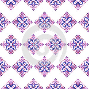 Seamless baroque floral pattern