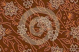 Seamless beautiful floral allover pattern