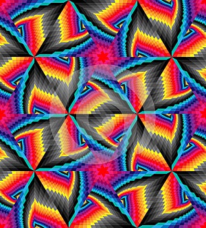 Seamless Beautiful Polygonal Geometrical Pattern.