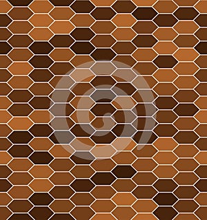 The Seamless Beehive Pattern, Wooden Floor Texture, Abstract Background