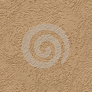 Seamless beige painted textured wall. background, texture.