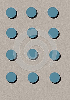 Seamless Big Polka Dot seamless pattern graphic geometric print for background, wallpaper, baby shower, fabric - Vector Illustrati