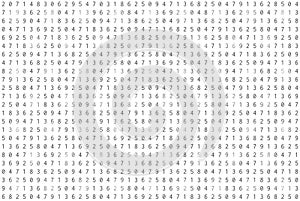 Seamless binary code background with digital numbers pattern texture
