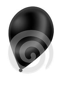 Seamless black balloon vector illustrations