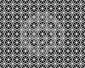 Seamless of black figures pattern