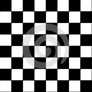 Seamless black and white checkered tiles