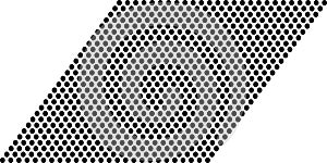Seamless Black And White Circles Unique Shaping Pattern Repeated Design