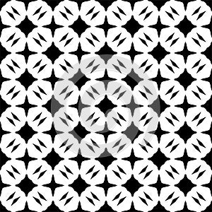 SEAMLESS BLACK AND WHITE GEOMETRIC PATTERN