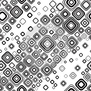 Seamless black-and-white pattern