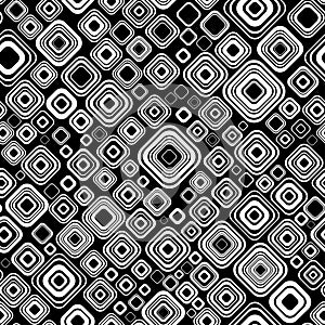 Seamless black-and-white pattern
