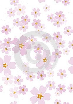 Seamless blossom repeat