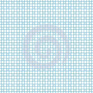 Seamless blue geometric jalousie background in plain style. Flat