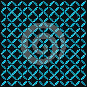 Seamless blue geometric pattern