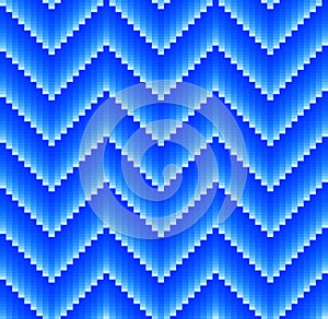 Seamless blue geometric pattern