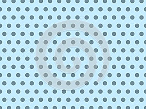 Seamless Blue Pastel Dot Background Pattern