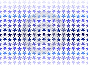 Seamless blue stars background - cdr format