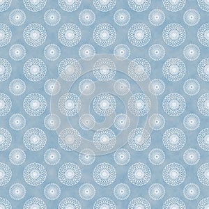 Seamless Blue & White Spirals Background Wallpaper