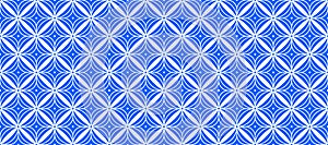 Seamless blue white tile pattern. Portuguese ceramic mosaic wallpaper. Abstract geometric repeating decor for floor