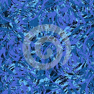 Seamless botanical pattern with decorative roses