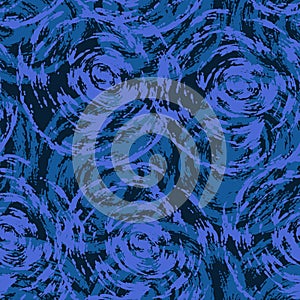 Seamless botanical pattern with roses