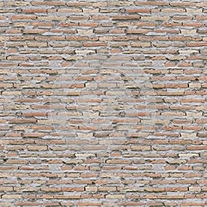 Seamless brick wall