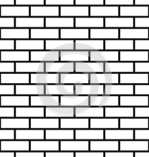 Seamless brick wall background. Brick pattern
