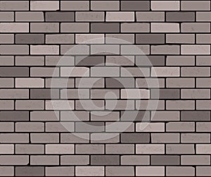 Seamless brick wall. Vector background