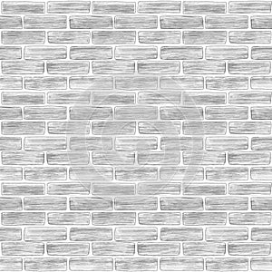 Seamless brickwork sketched texture