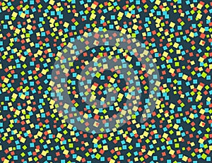 Seamless bright abstract pattern on blue