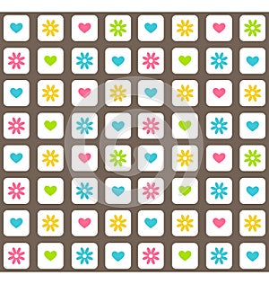 Seamless bright abstract pattern